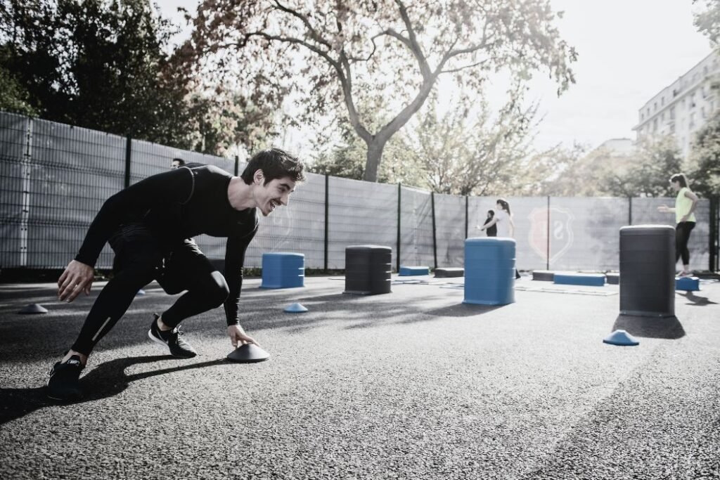 Pratique de jeux sportif au travail.